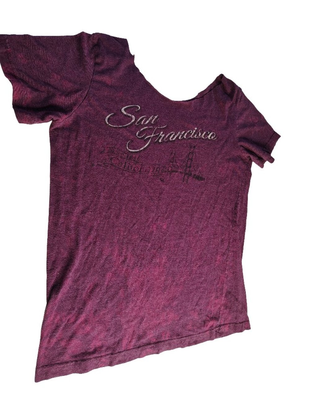 Women's Large Rare 80's Vintage Short Sleeve San Francisco California T-Shirt